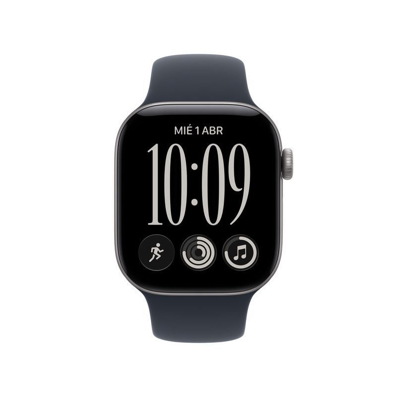 Apple Watch Serie 12 46mm gris espacial con correa deportiva, sellado