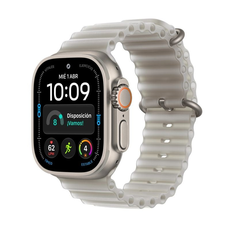Apple Watch Ultra 4 49mm titanio natural con correa Ocean, sellado
