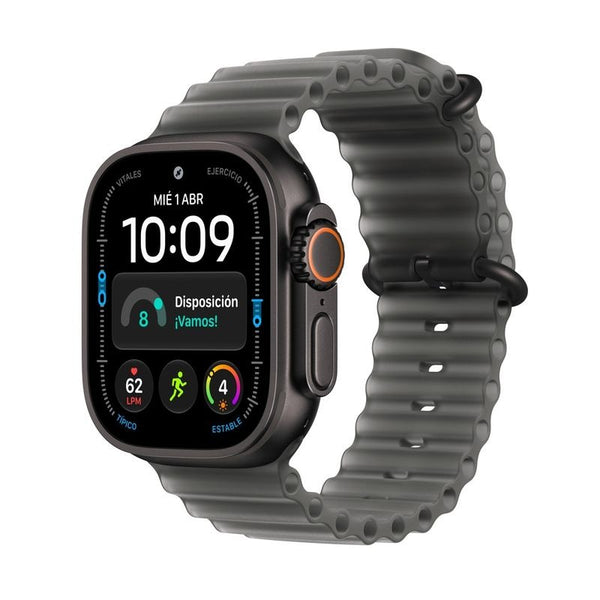 Apple Watch Ultra 4 49mm titanio negro con correa Ocean, sellado